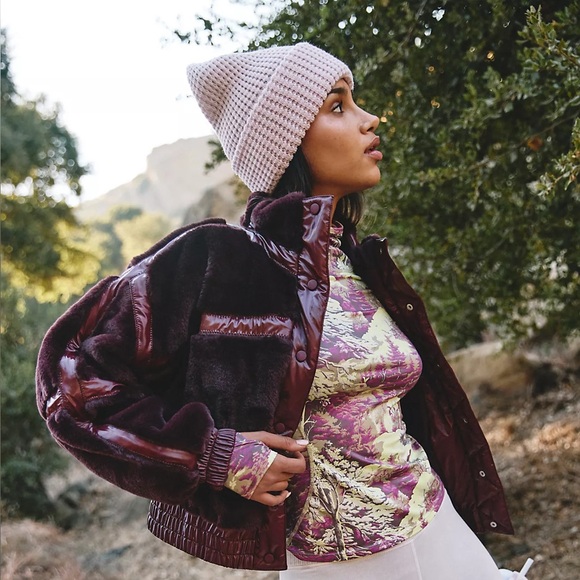 Free People Jackets & Blazers - Free people Luxe Livin' Bomber jacket